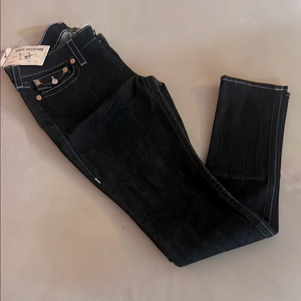 TRUE RELIGION Women's Dark Blue/Black Jeans